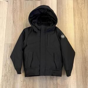 EUC Abercrombie & Fitch black ultra collection jacket Size 7/8